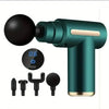 Mini pistola de masaje muscular portátil, masajeador corporal de percusión profunda de mano para cuerpo, espalda, cuello y piernas.