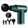 Mini pistola de masaje muscular portátil, masajeador corporal de percusión profunda de mano para cuerpo, espalda, cuello y piernas.